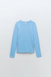 KNIT HEART SWEATER at Zara